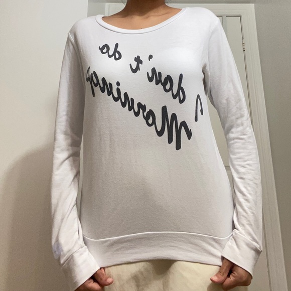 “I don’t do mornings” Sweatshirt - Picture 2 of 2